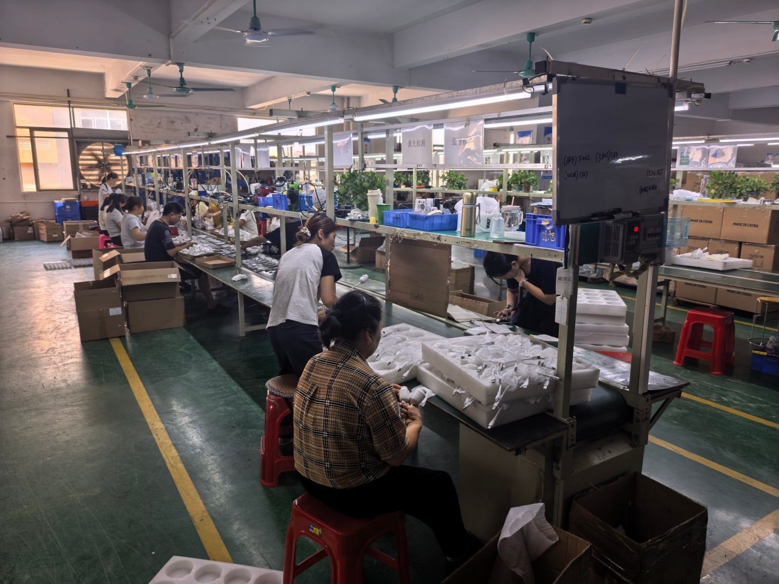 Assembly production line overview