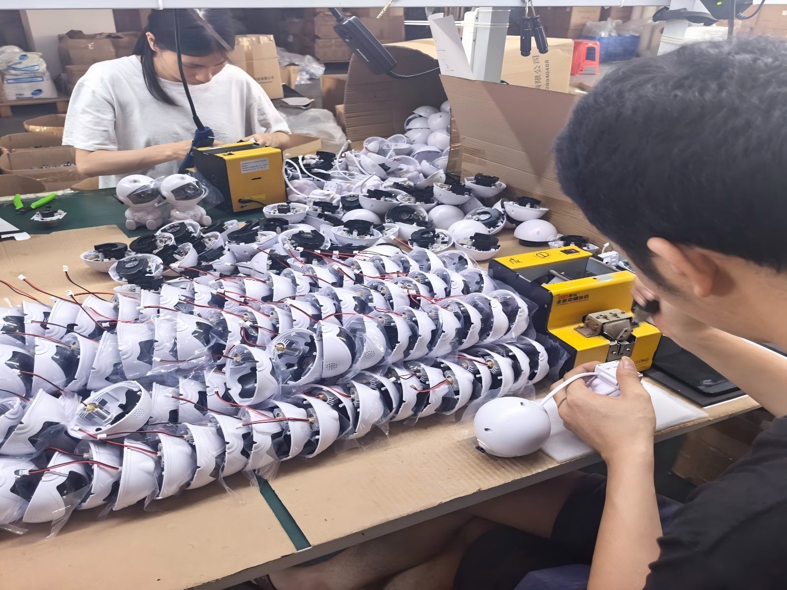 Semi-finished star light assembly line