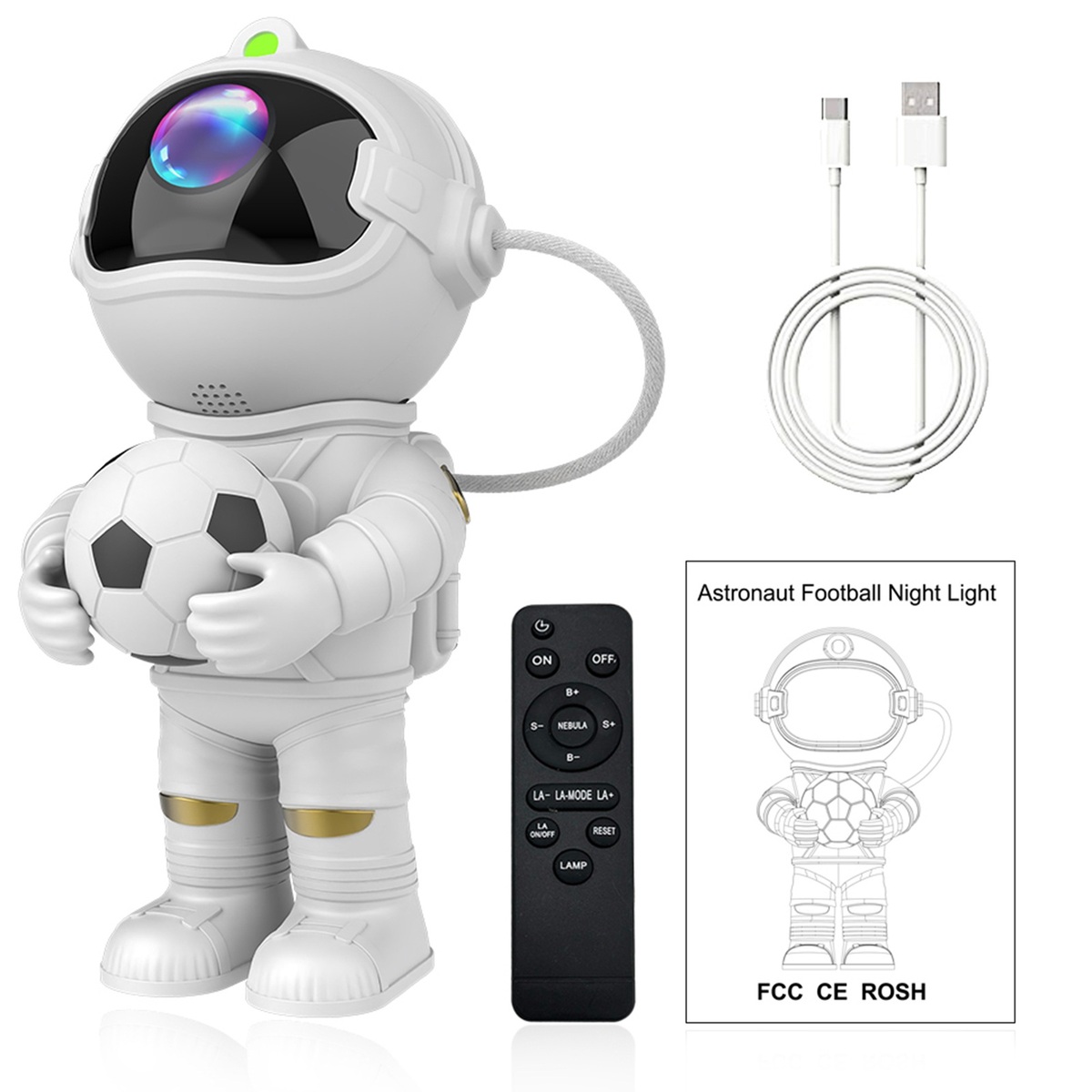 Star Projector Galaxy Night Light , Starry Nebula Ceiling LED Lamp