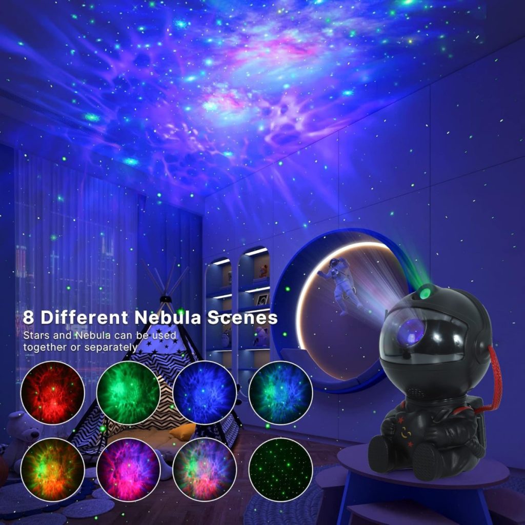 Astronaut Galaxy Light Aurora Projector with Remote for Bedroom Nebula Lamp