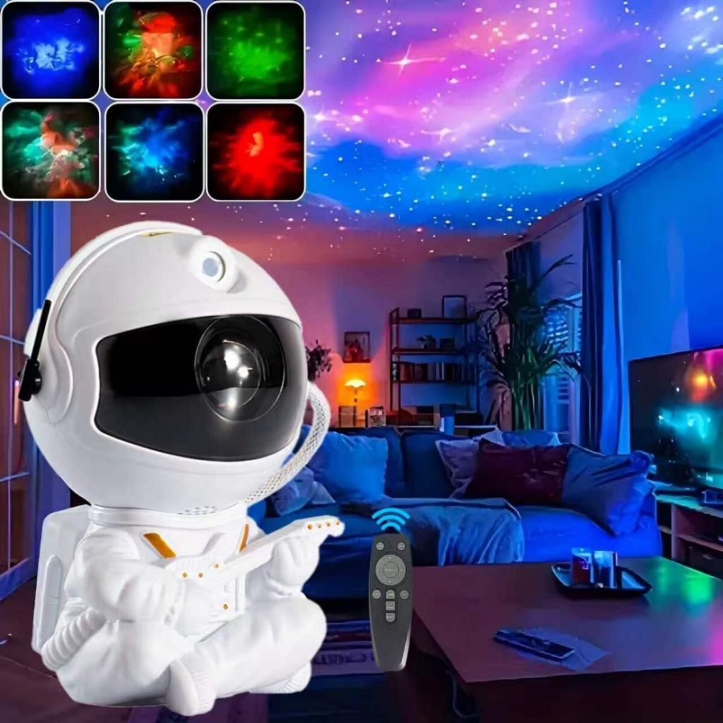 Astronaut Galaxy Light Aurora Projector with Remote for Bedroom Nebula Lamp