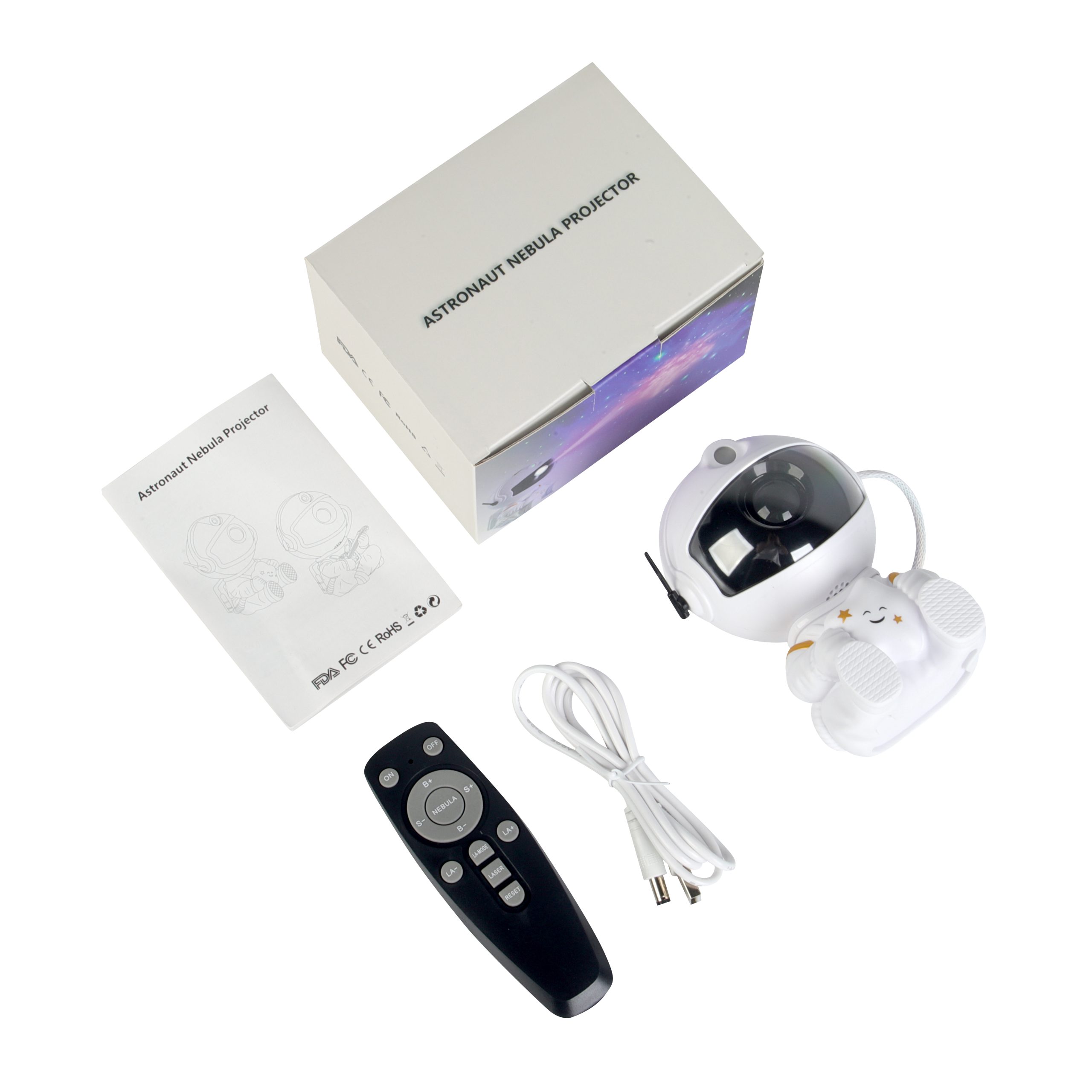 Astronaut Galaxy Light Aurora Projector with Remote for Bedroom Nebula Lamp