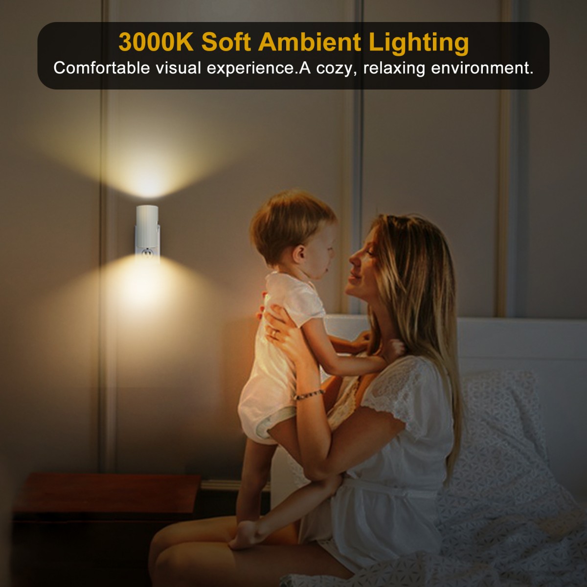 Night Lights Plug into Wall, LED Plug in Night Light with Light Sensor