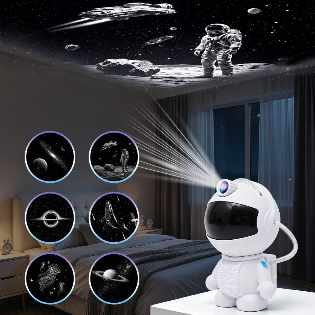Astronaut Galaxy Star Projector Night Light