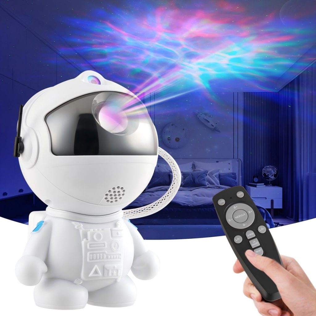 Astronaut Galaxy Star Projector Night Light