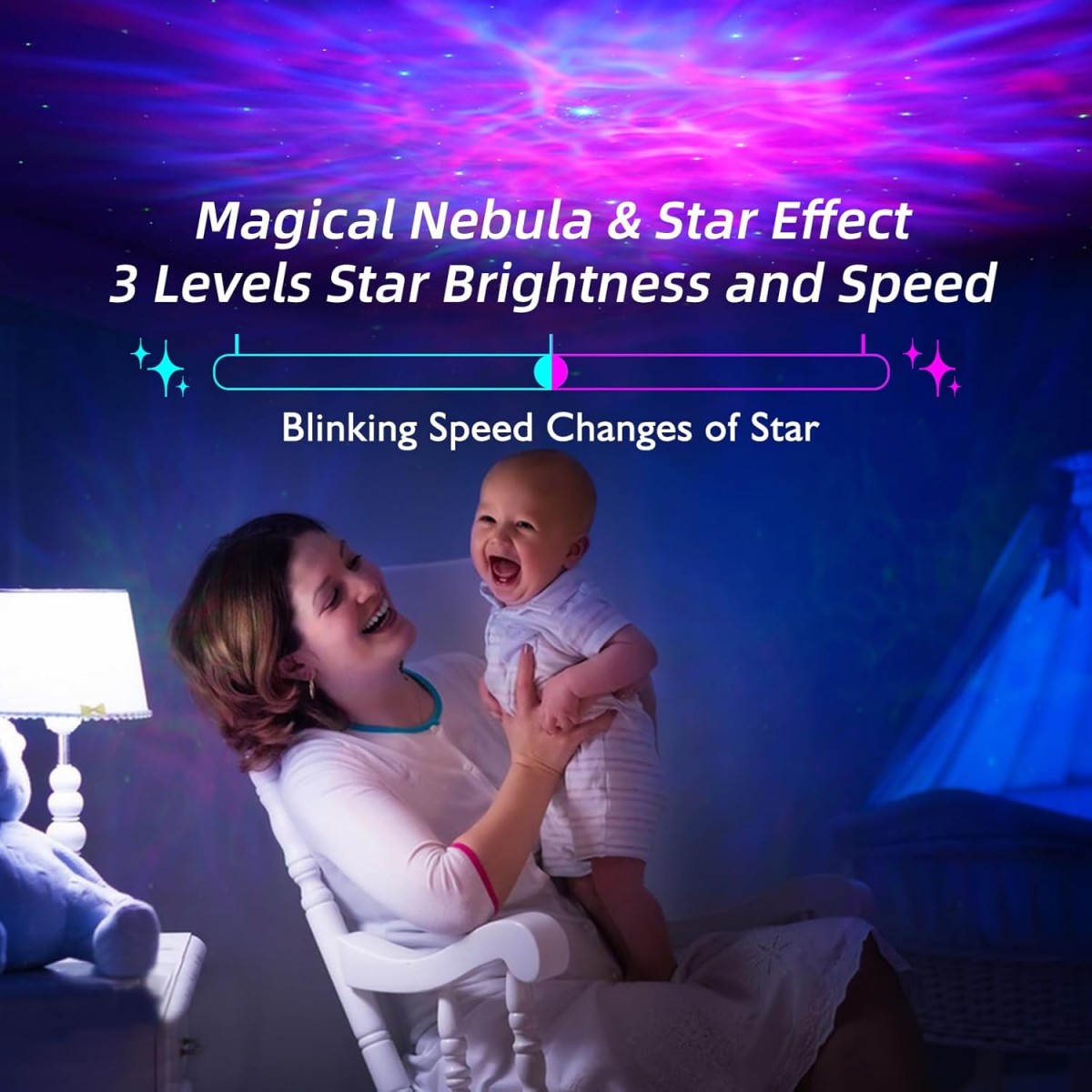 Astronaut Galaxy Star Projector Night Light
