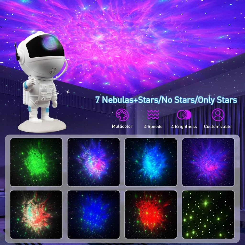 Astronaut Galaxy Star Projector Lamp