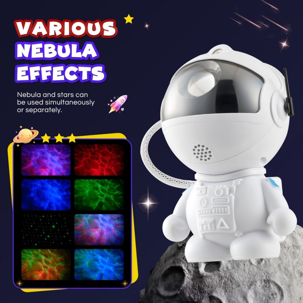 Astronaut Galaxy Star Projector Night Light