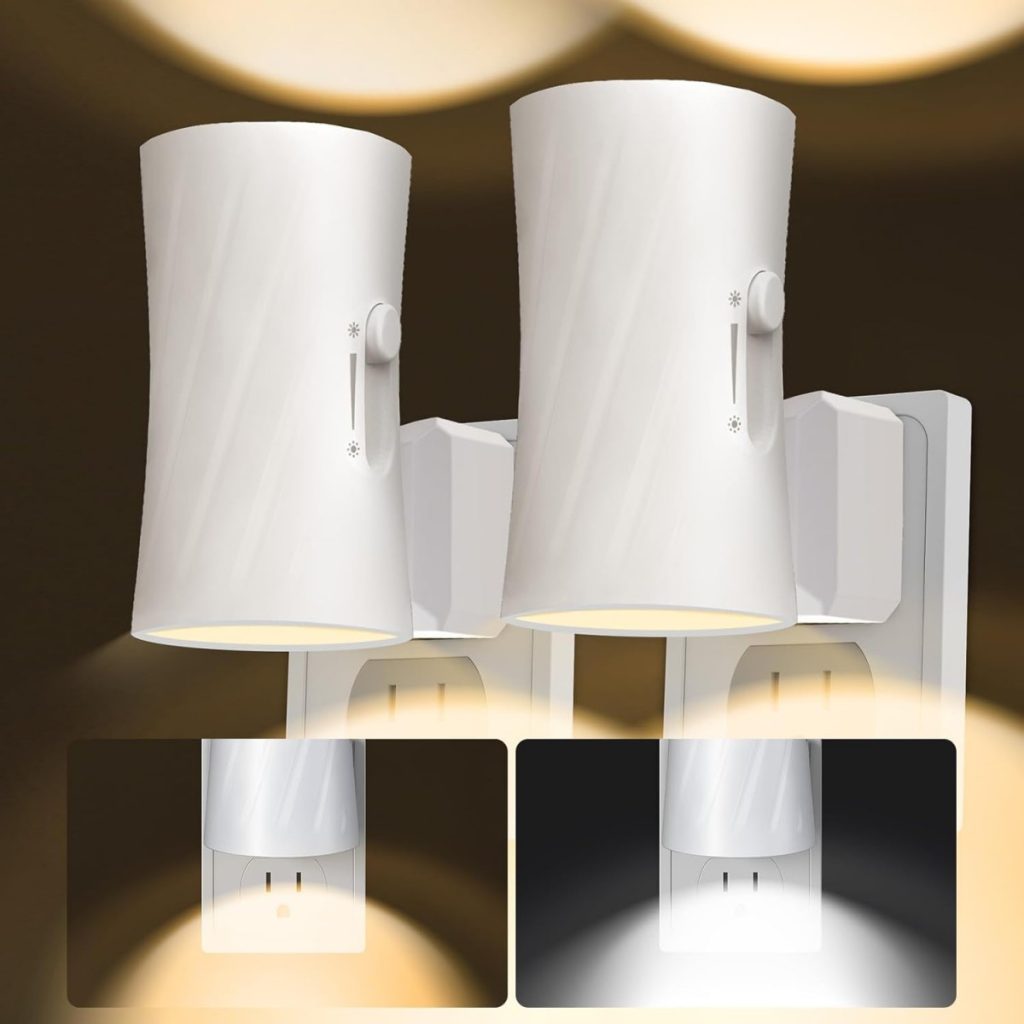 LED Plug in Night Light, Night Lights Plug into Wall with Light Sensor