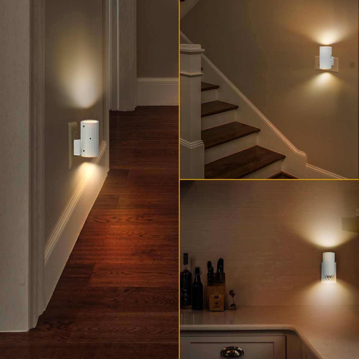 Night Lights Plug into Wall, LED Plug in Night Light with Light Sensor