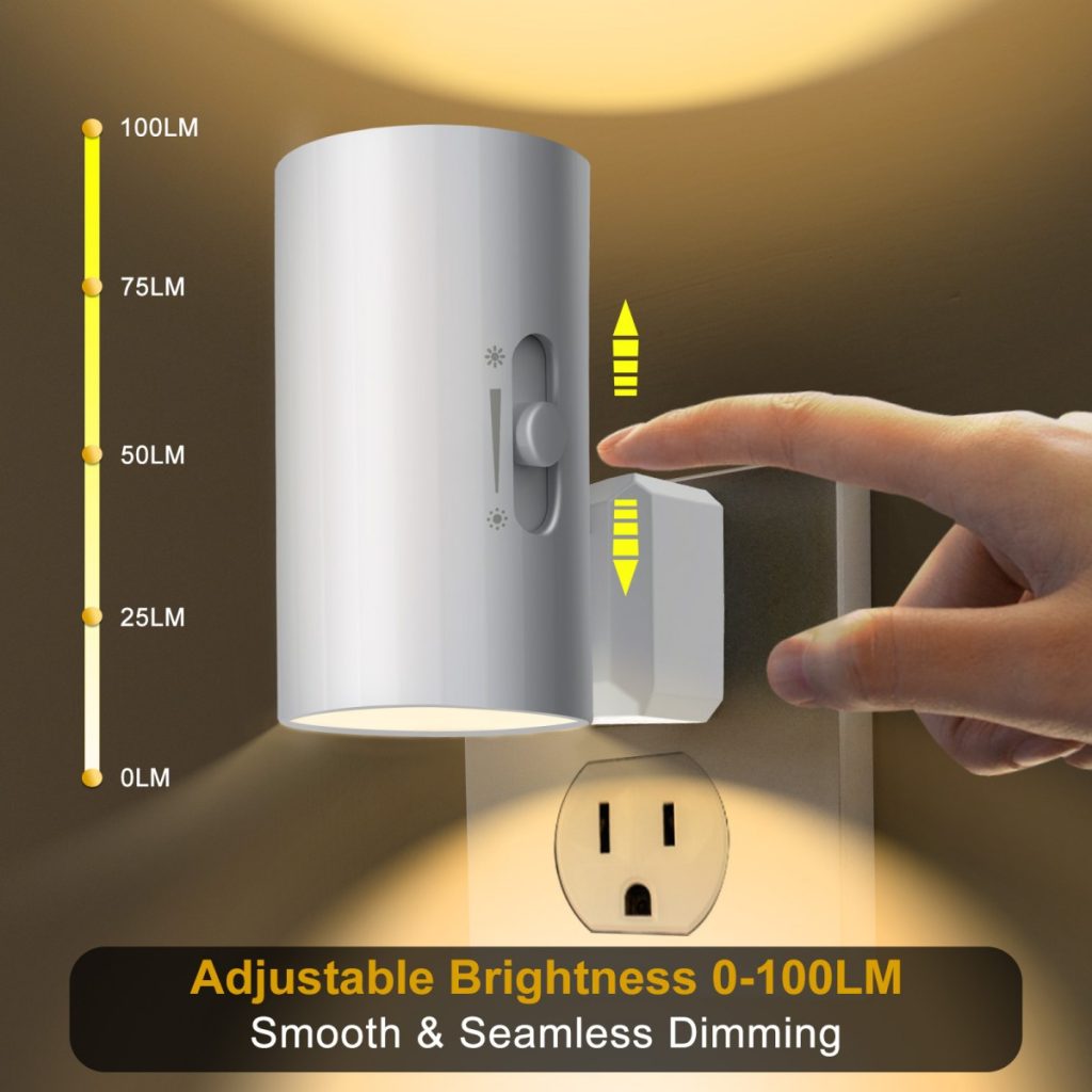 Night Lights Plug into Wall, LED Plug in Night Light with Light Sensor