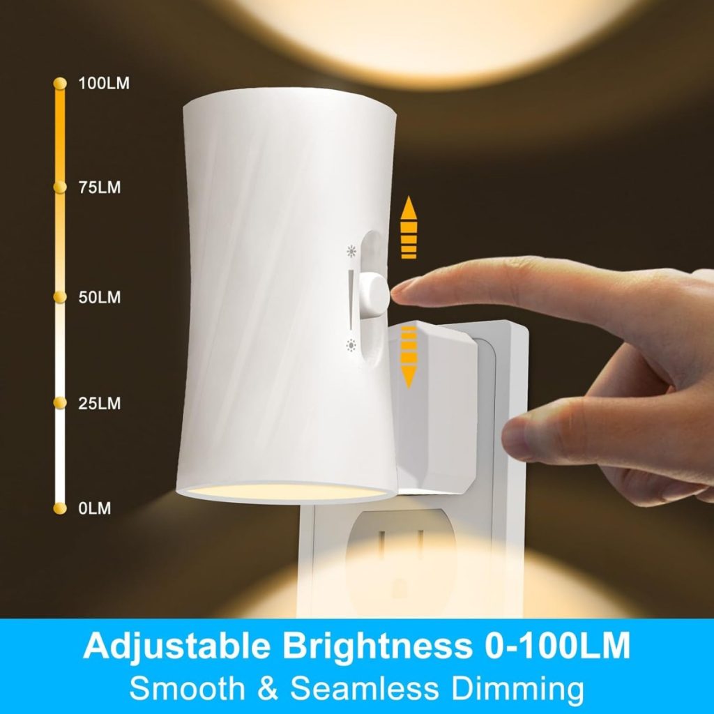 LED Plug in Night Light, Night Lights Plug into Wall with Light Sensor