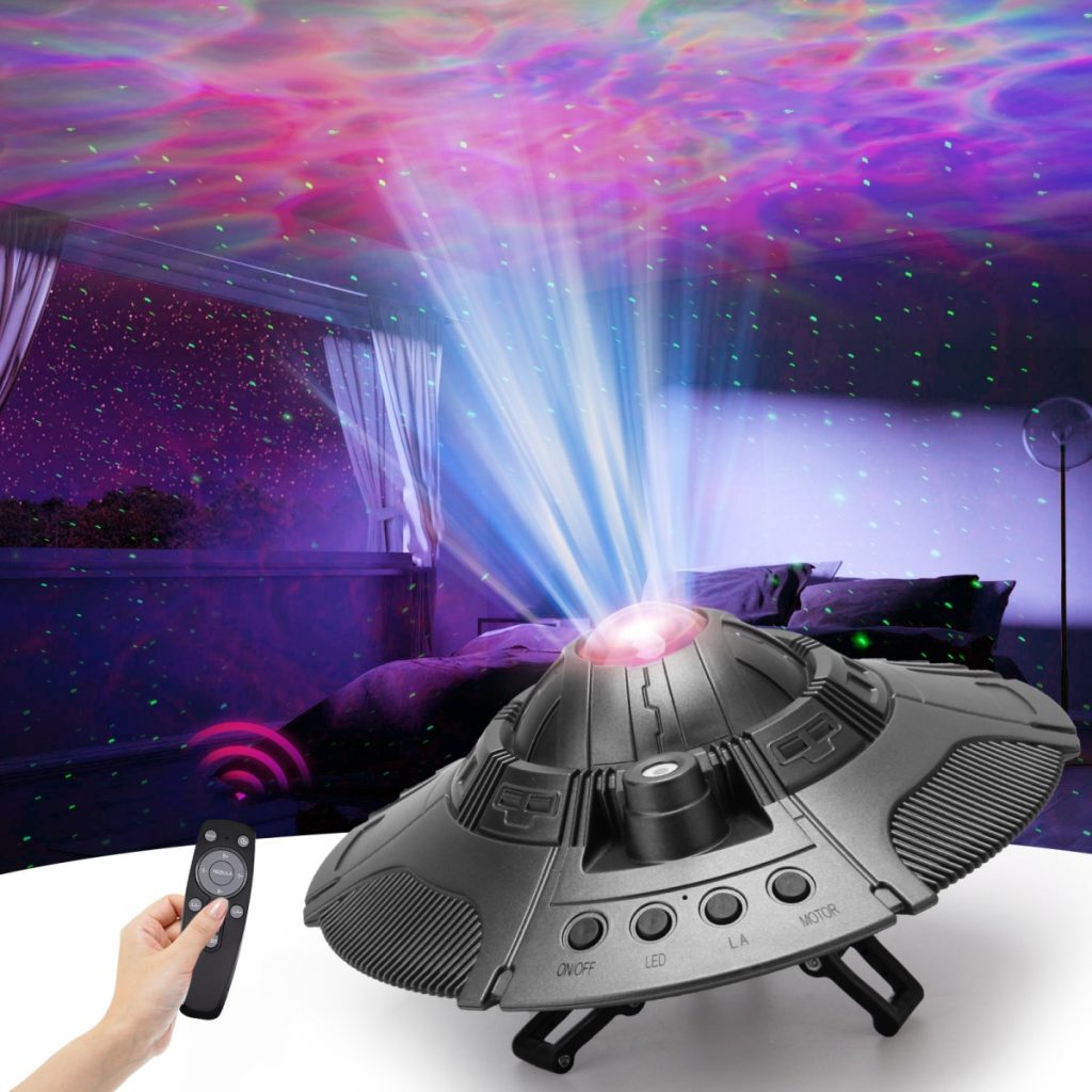 UFO Galaxy Star Projector LED Night Light for Bedroom & 首頁 Party Decor